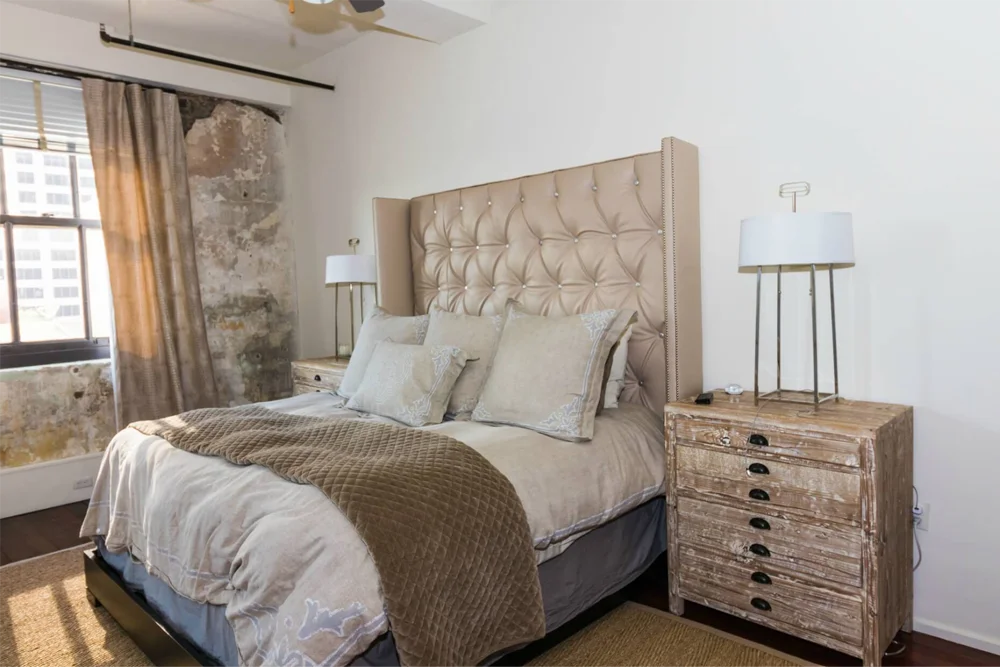Civic Lofts New Orleans Furnished Unit Bedroom